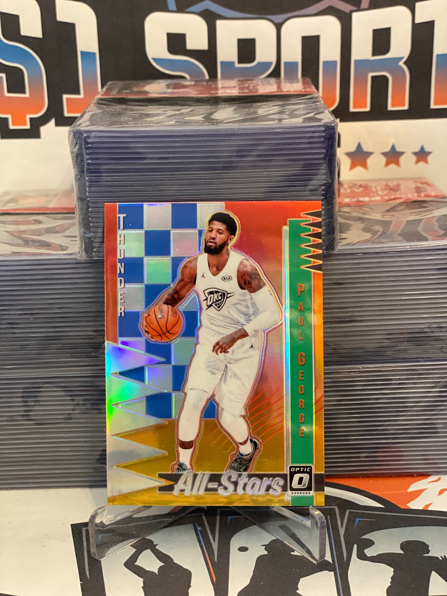 2018 Donruss Optic (Holo Prizm, All-Stars) Paul George #6