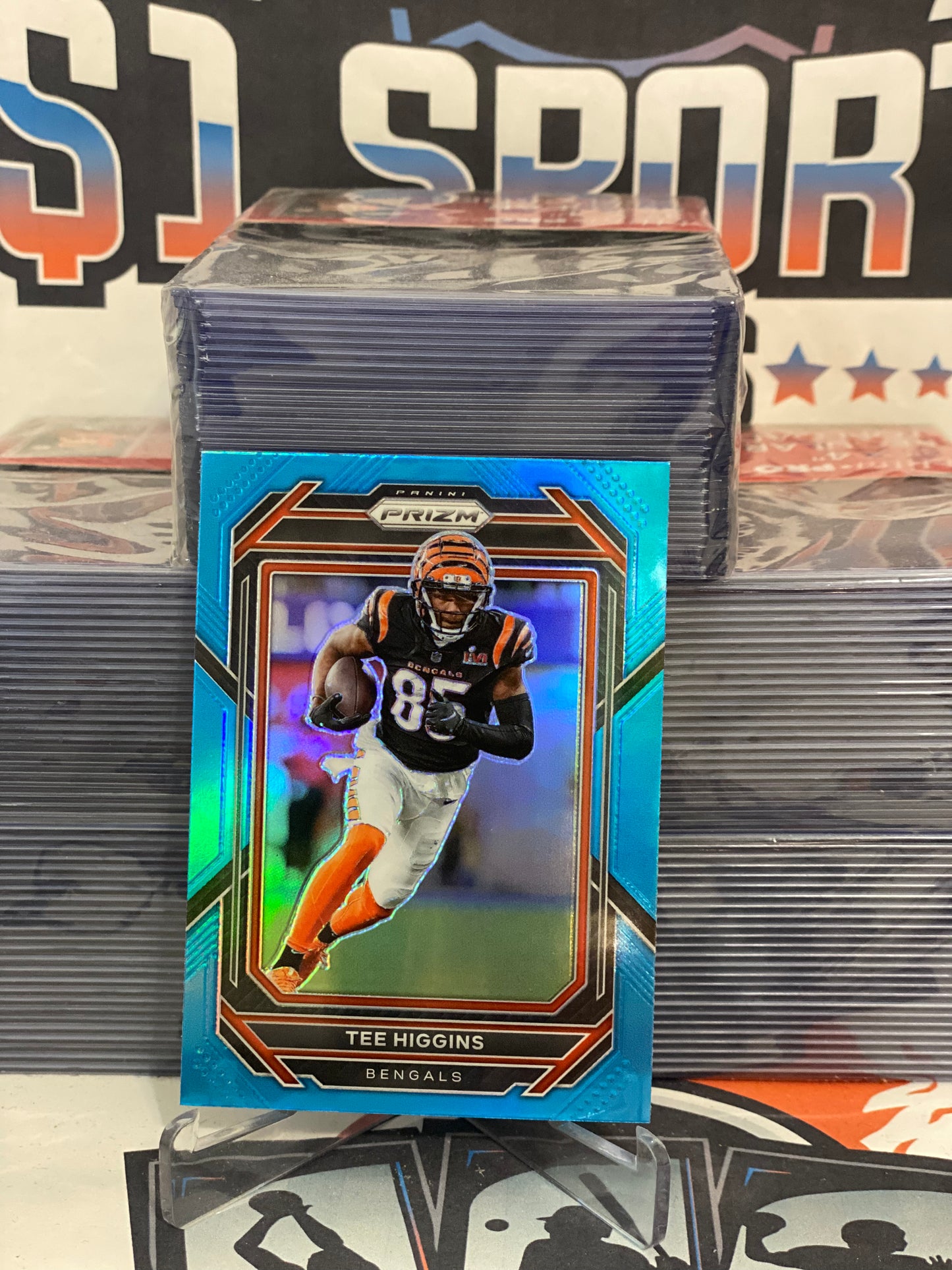 2022 Panini Prizm (Light Blue Prizm) Tee Higgins #59