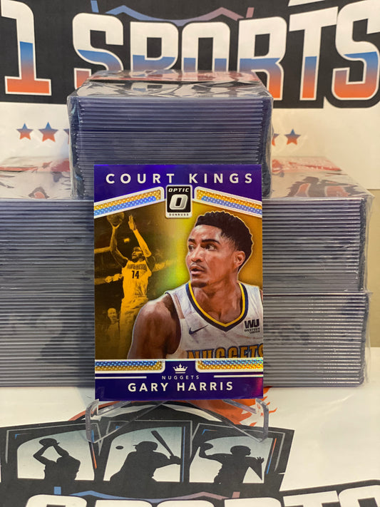 2017 Donruss Optic (Purple Prizm, Court Kings) Gary Harris #20