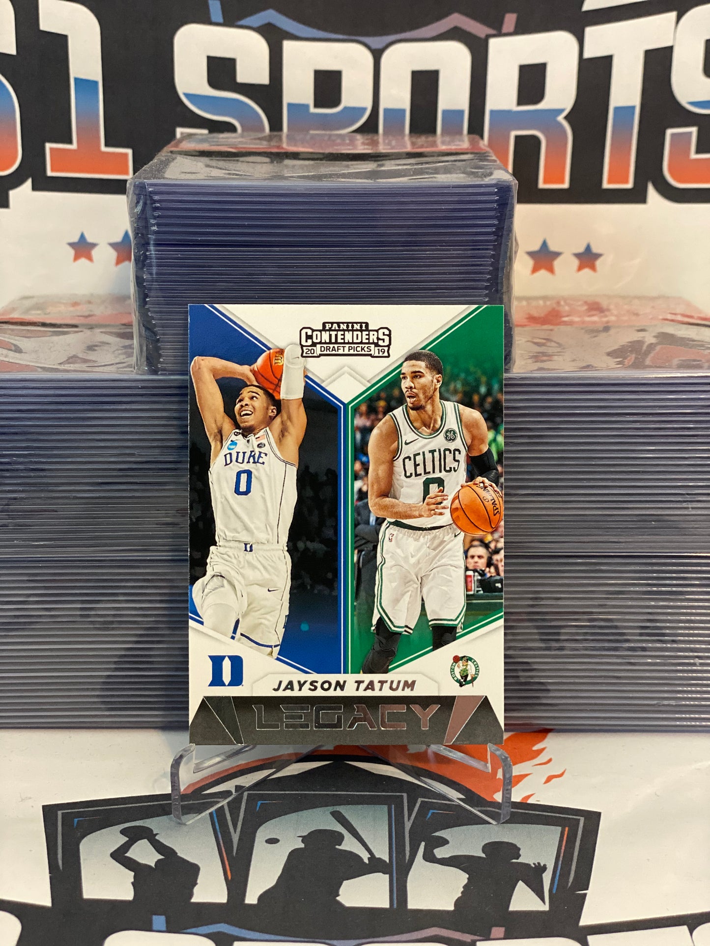 2019 Panini Contenders Draft Picks (Legacy) Jayson Tatum #25