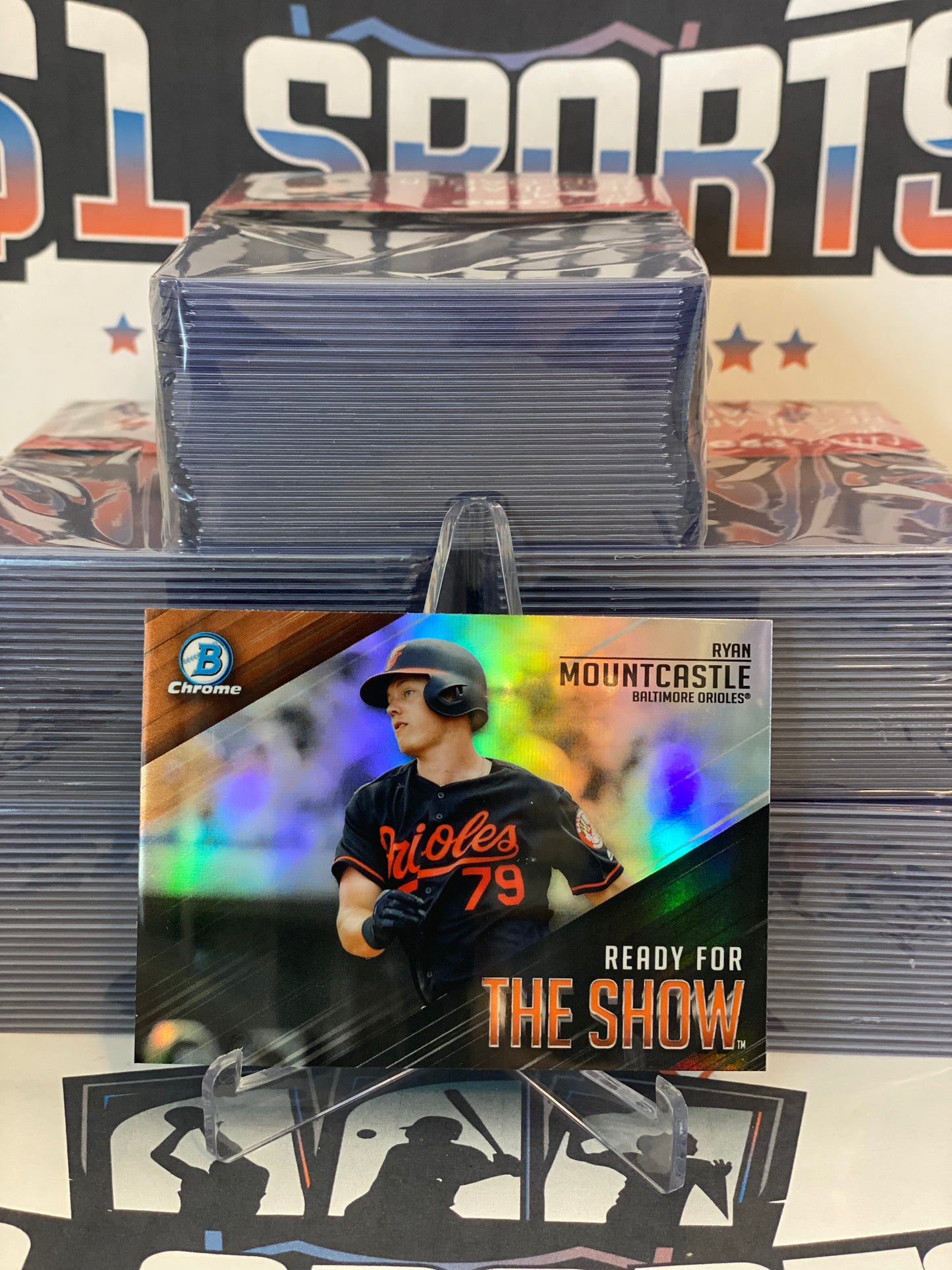 2019 Bowman Chrome (Ready For The Show) Ryan Mountcastle #RFTS-8