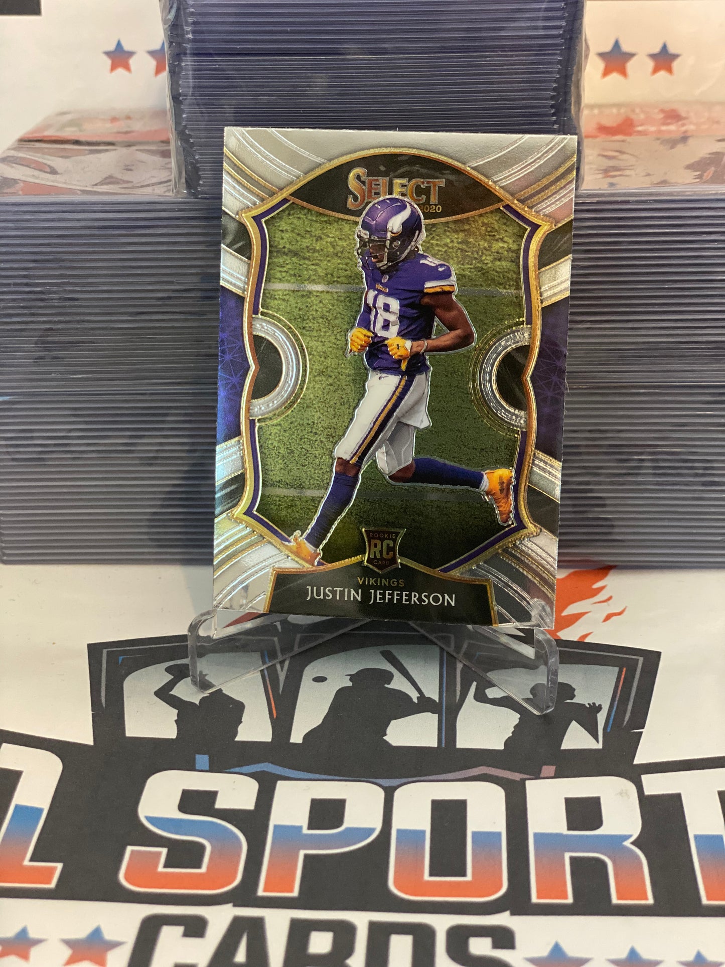 2020 Panini Select Justin Jefferson Rookie #61