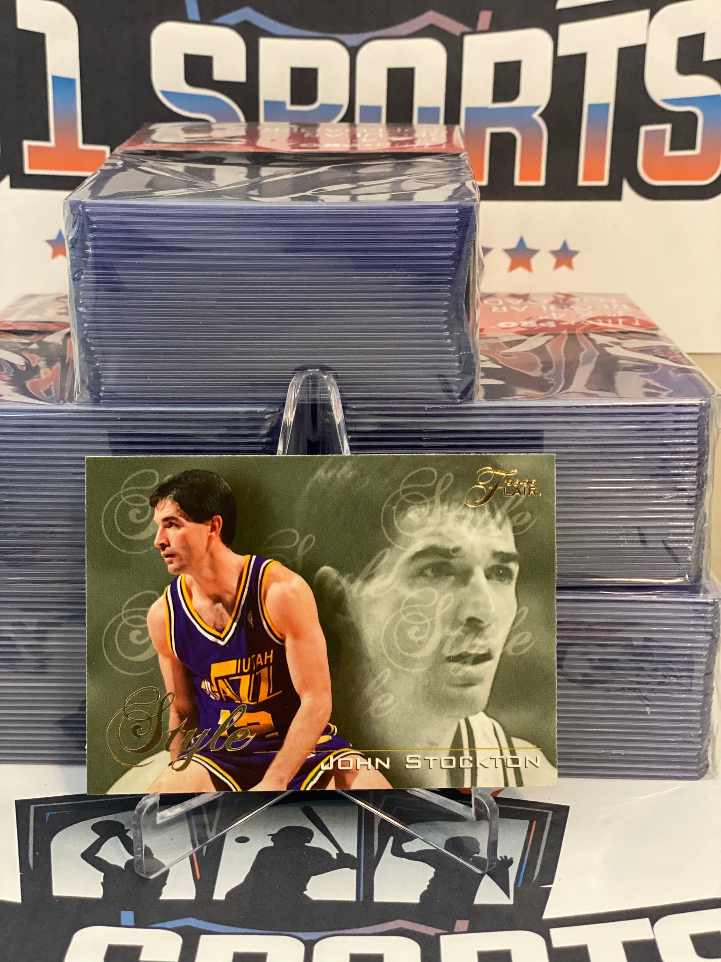 1995 Fleer Flair (Style) John Stockton #246