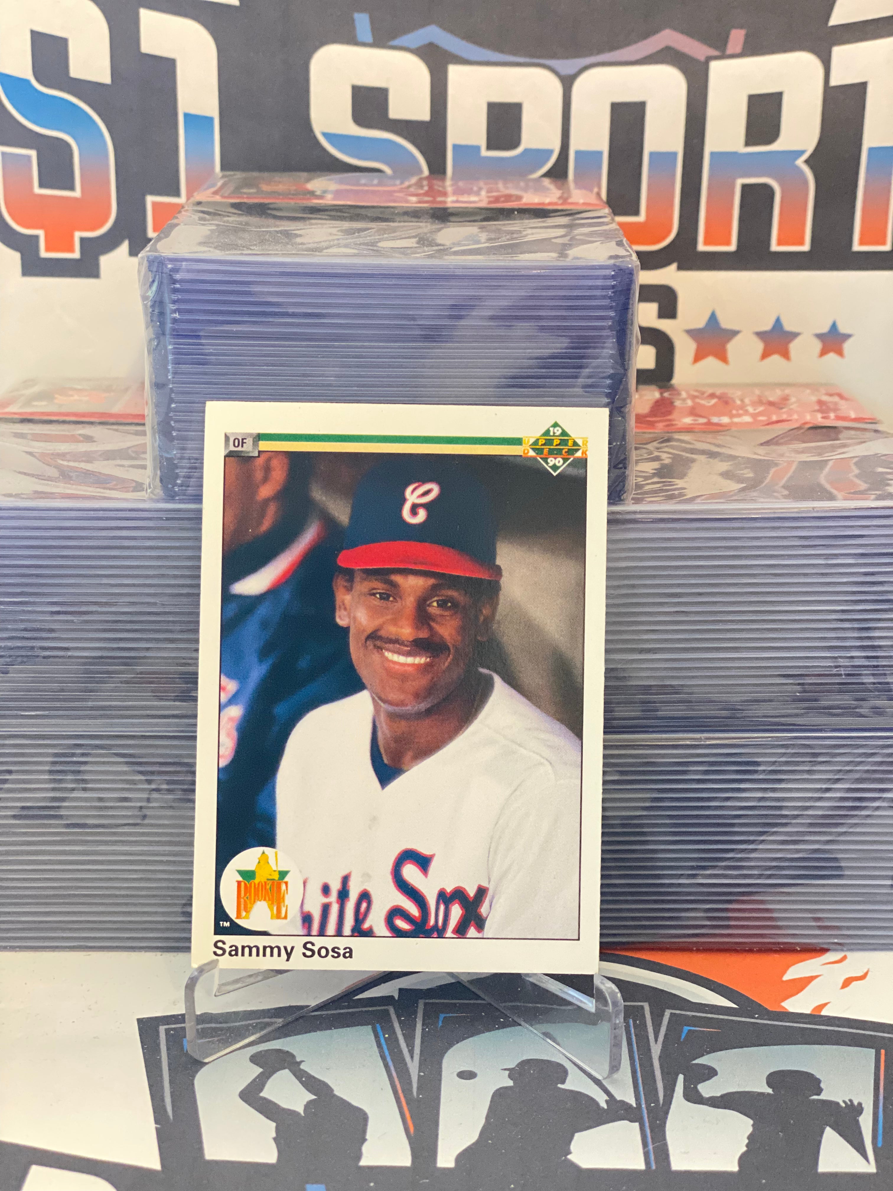 1990 Upper Deck Baseball #17 Sammy Sosa Rookie Card