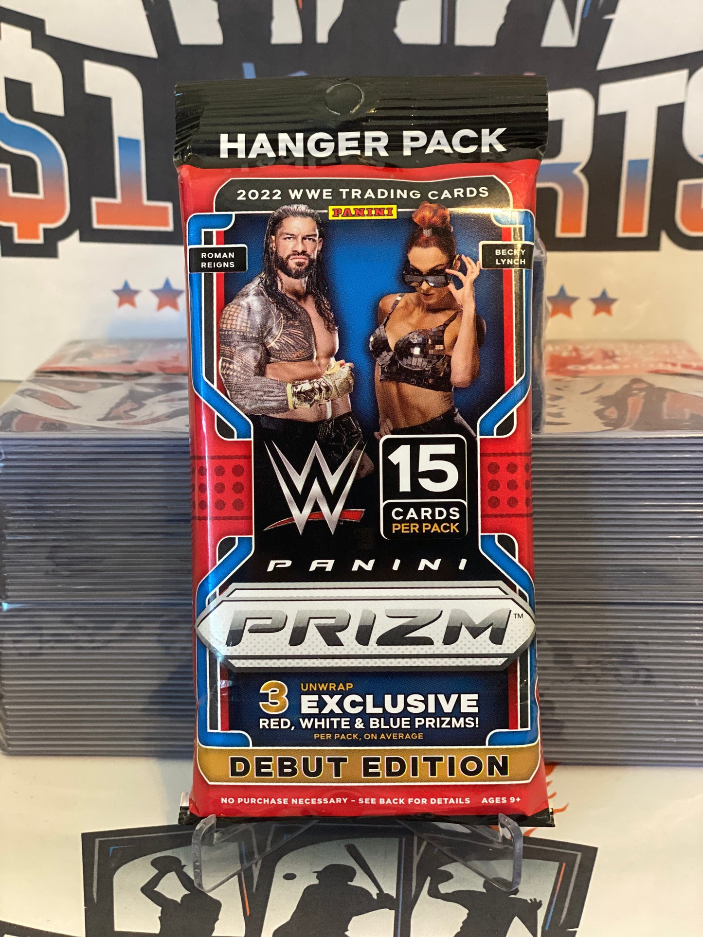 2022 Panini Prizm WWE Wrestling Hanger Fat Pack