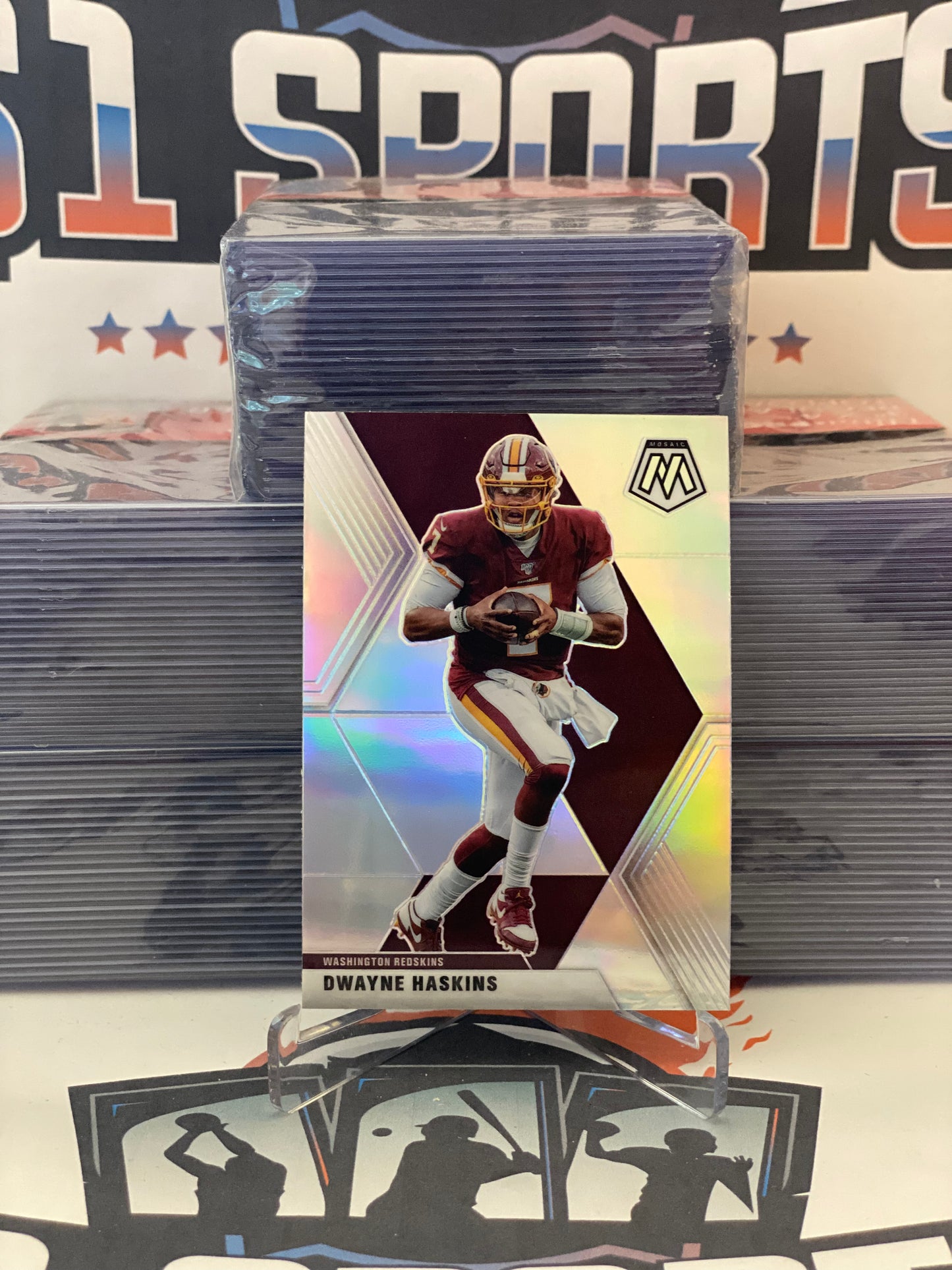 2020 Panini Mosaic (Silver Prizm) Dwayne Haskins #197