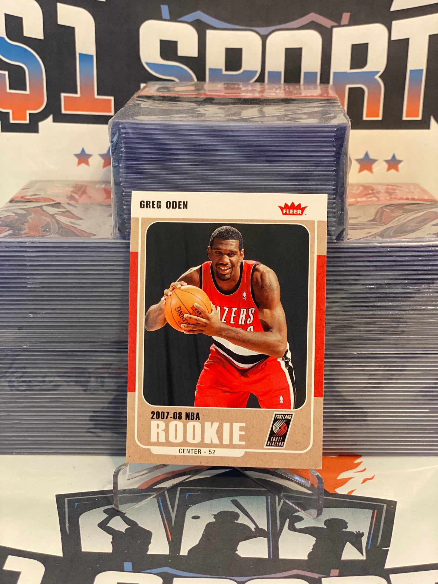 2007 Fleer Greg Oden Rookie #223