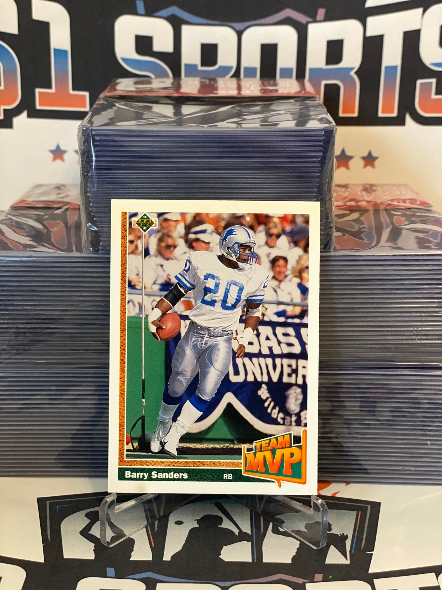 1991 Upper Deck (Team MVP) Barry Sanders #458