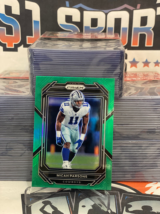 2022 Panini Prizm (Green Prizm) Micah Parsons #82