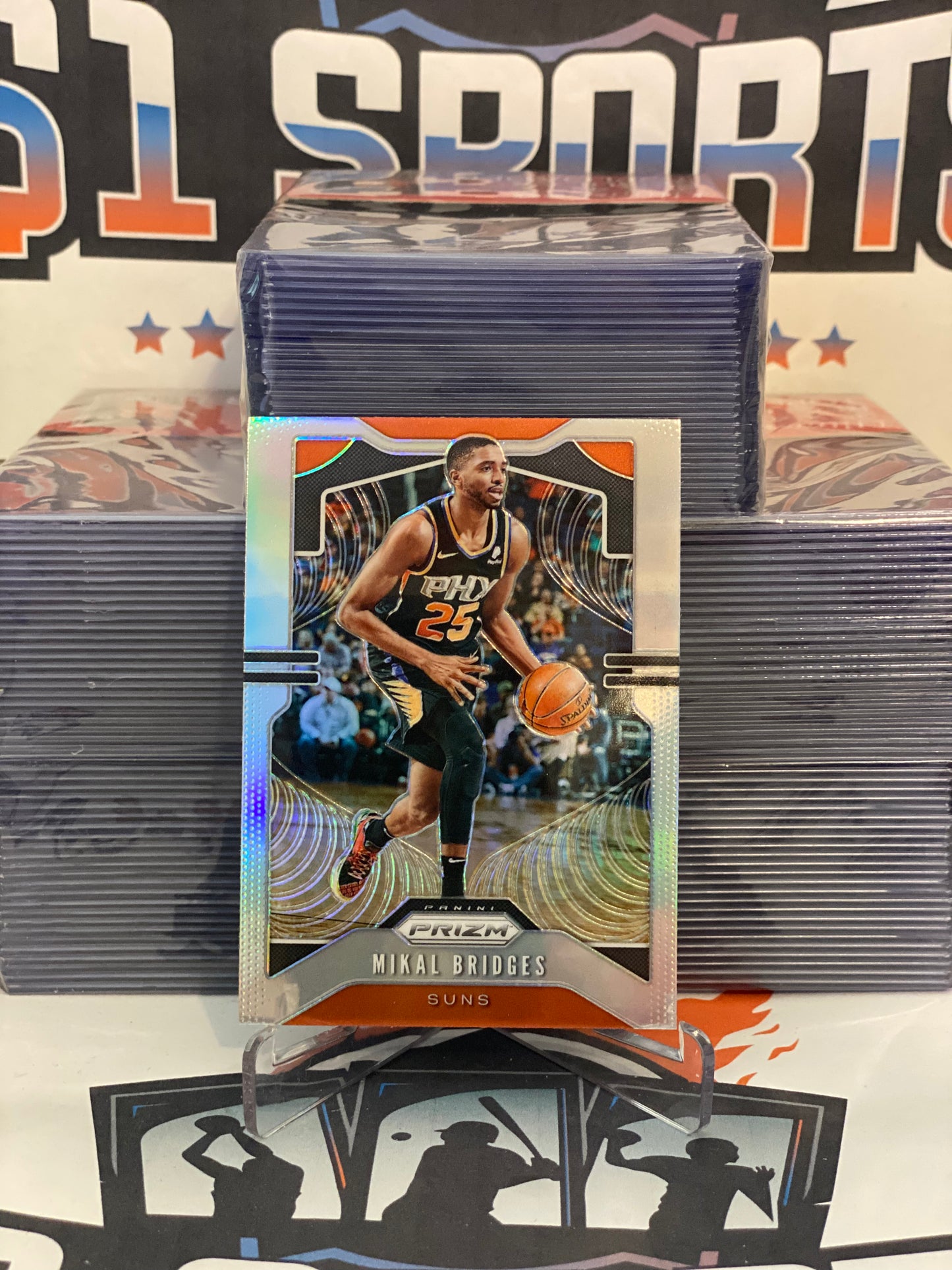 2019 Panini Prizm (Silver Prizm) Mikal Bridges #99