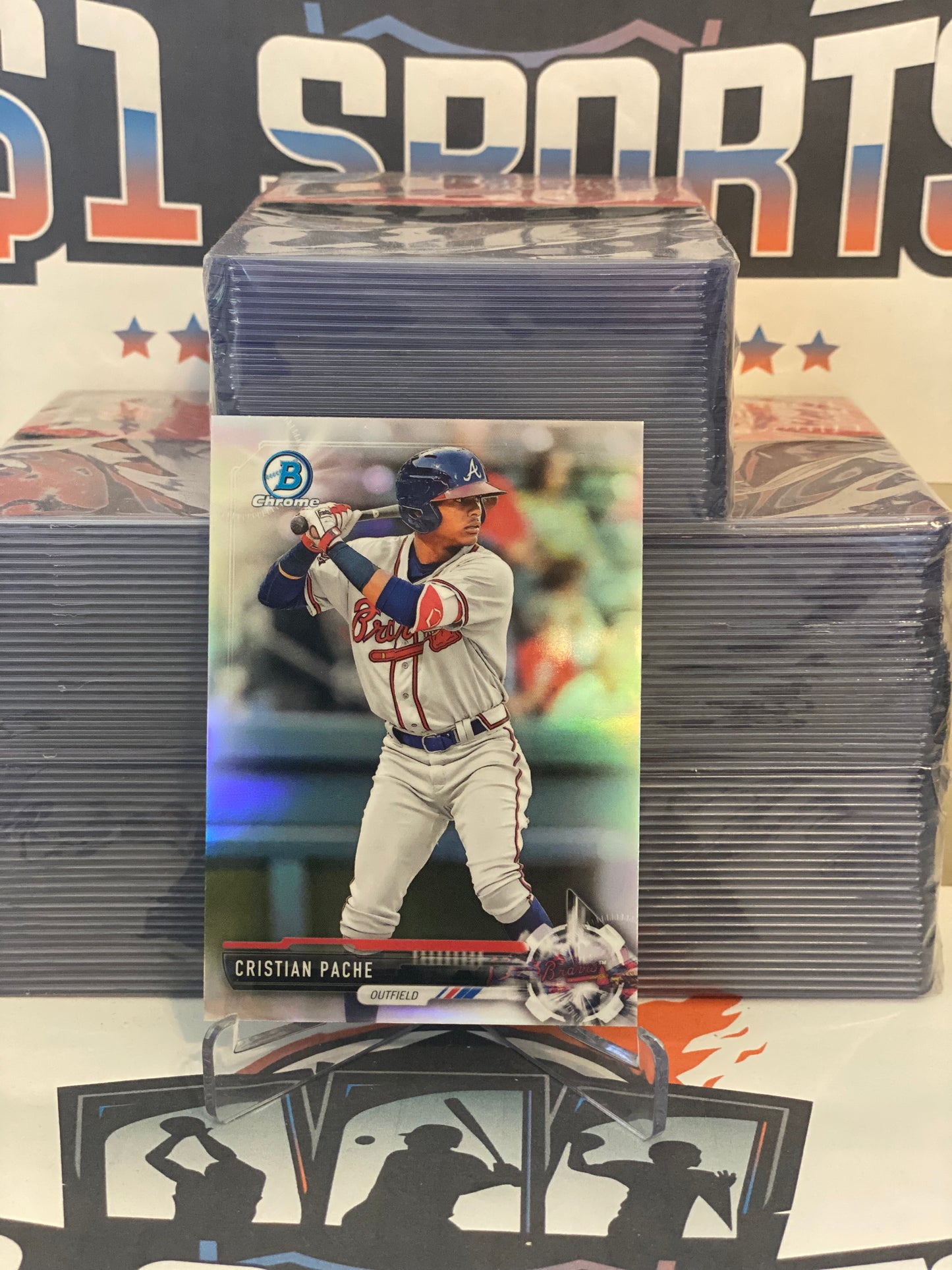 2017 Bowman Chrome (Refractor) Cristian Pache #BDC-40