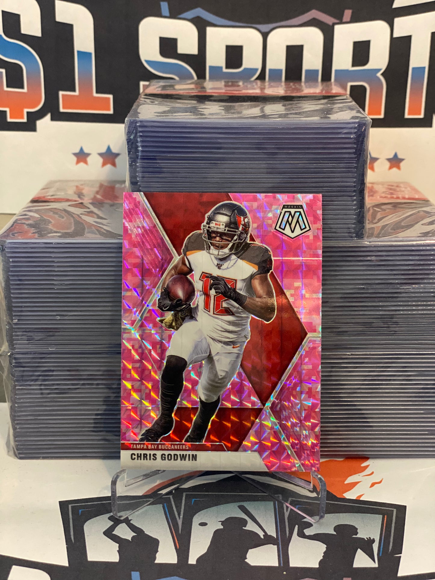 2020 Panini Mosaic (Pink Camo Prizm) Chris Godwin #192