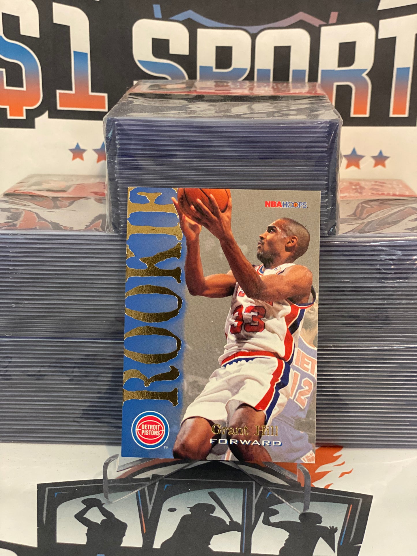 1994 NBA Hoops Grant Hill Rookie #322