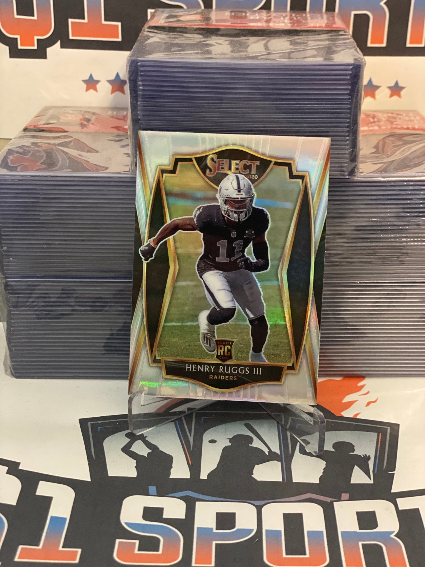 2020 Panini Select (Silver Prizm) Henry Ruggs III Rookie #158