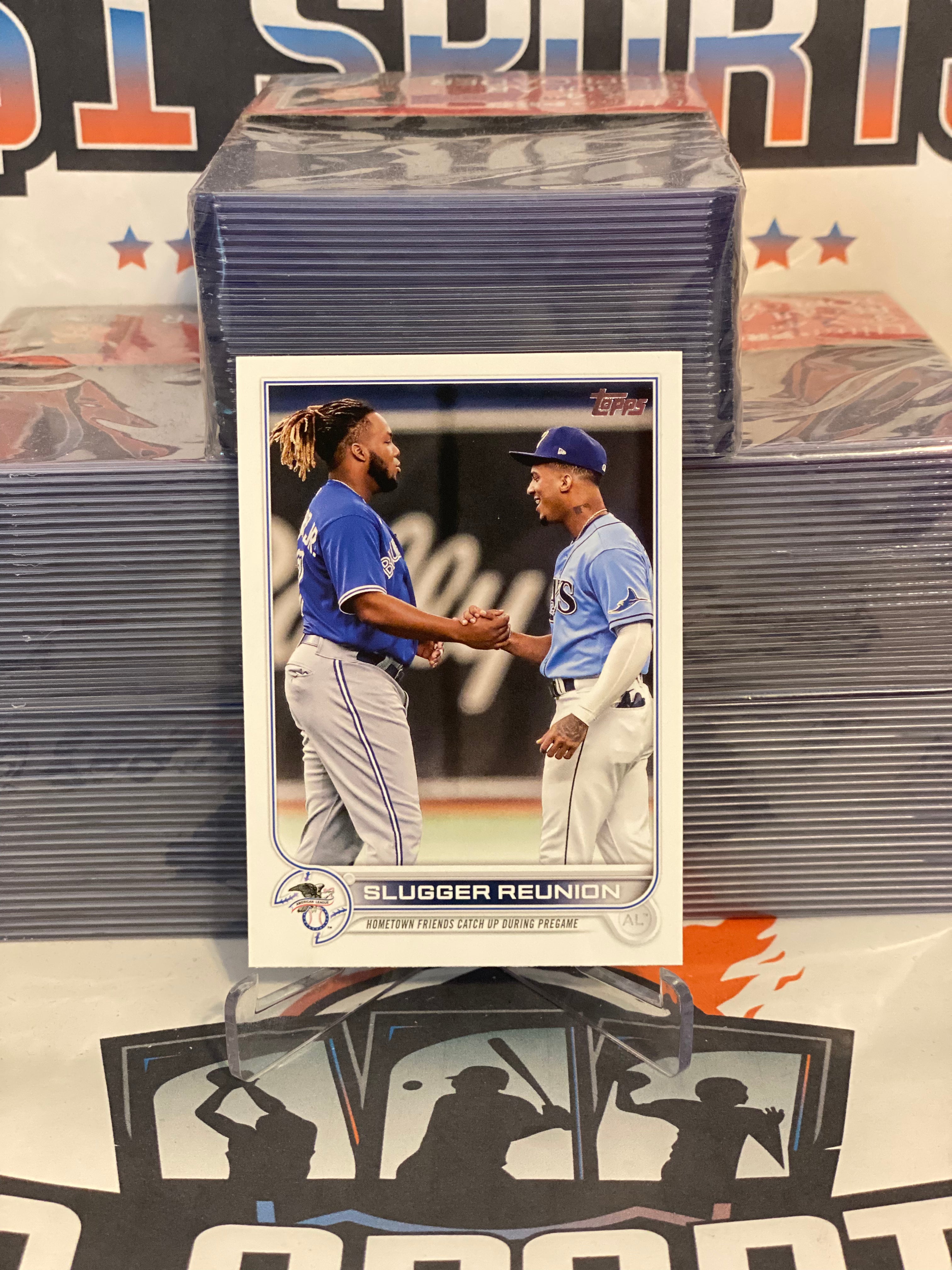 Vladimir Guerrero Jr Wander Franco 2022 Topps Slugger Reunion