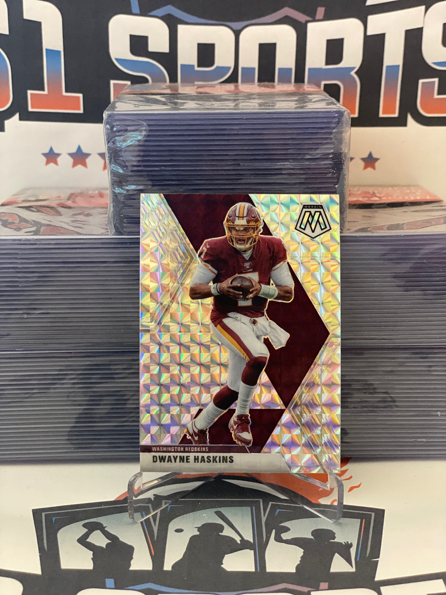 2020 Panini Mosaic (Mosaic Prizm) Dwayne Haskins #197
