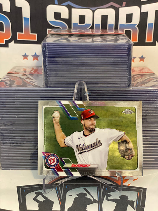 2021 Topps Chrome Max Scherzer #33
