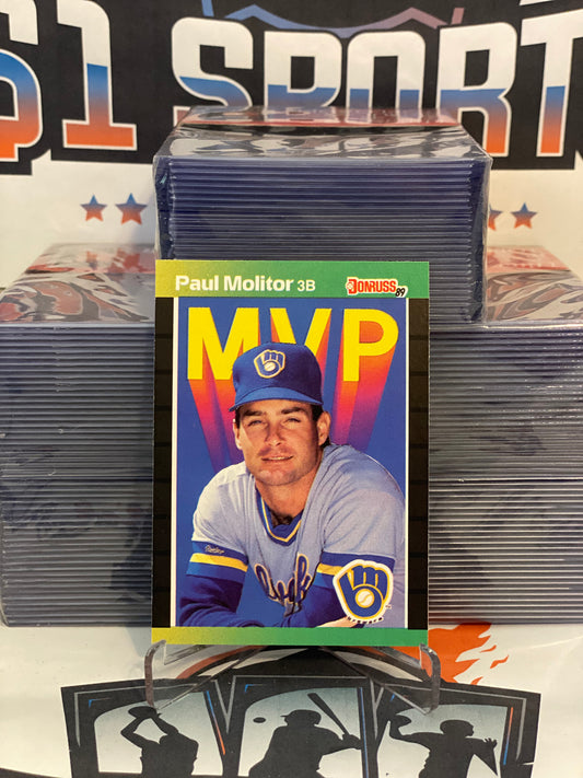 1989 Donruss (MVP) Paul Molitor #BC-9