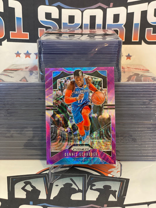2019 Panini Prizm (Purple Wave Prizm) Dennis Schroder #186