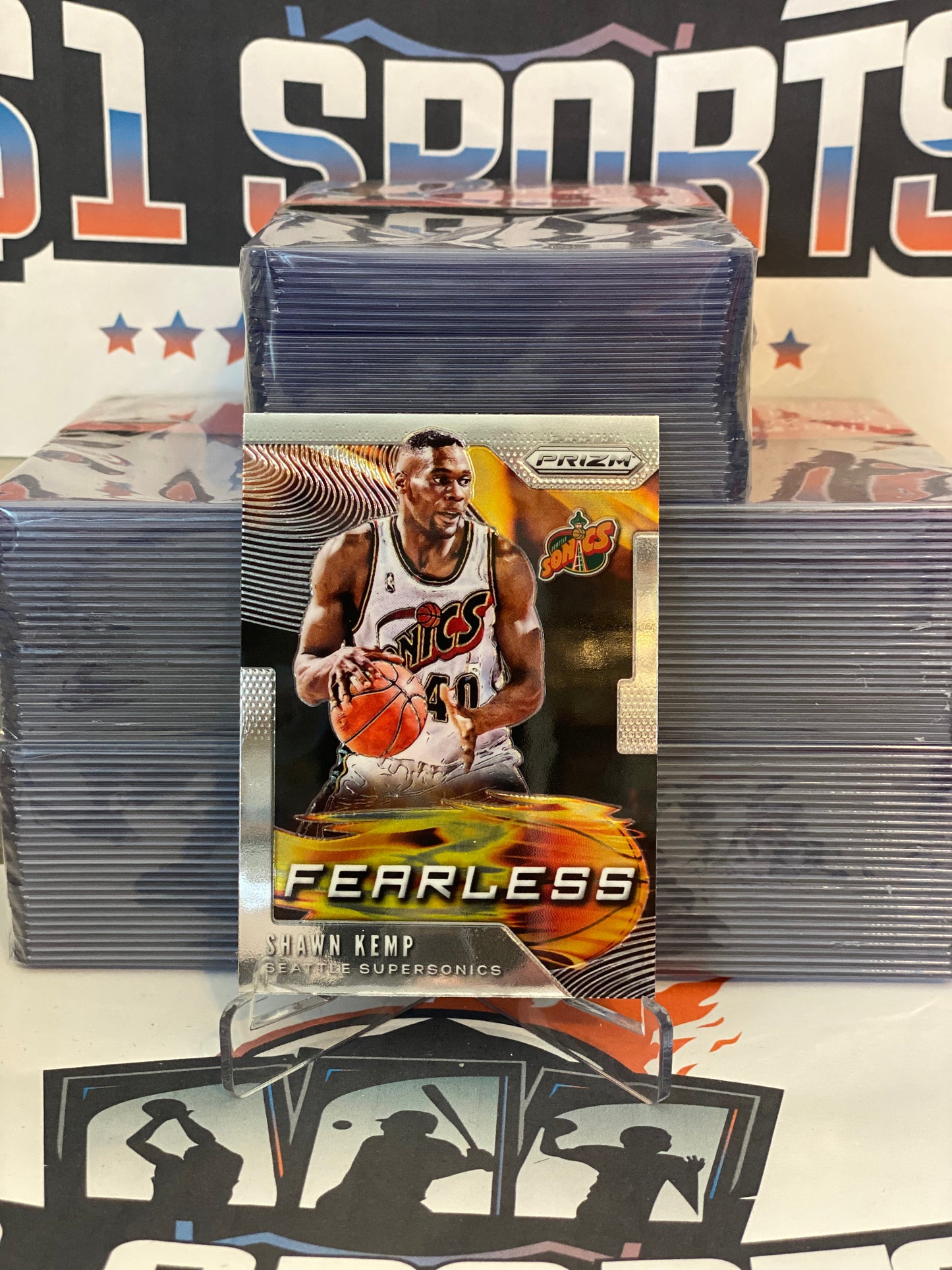 2019 Panini Prizm (Fearless) Shawn Kemp #10