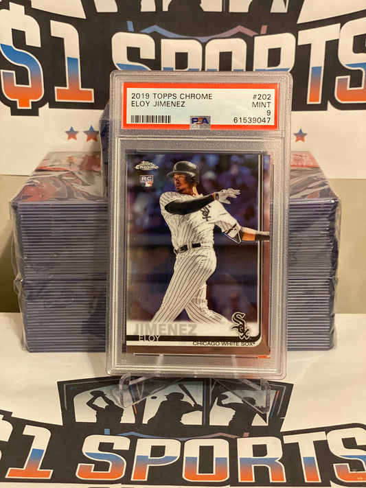 2019 Topps Chrome Eloy Jimenez Rookie #53 - PSA 9
