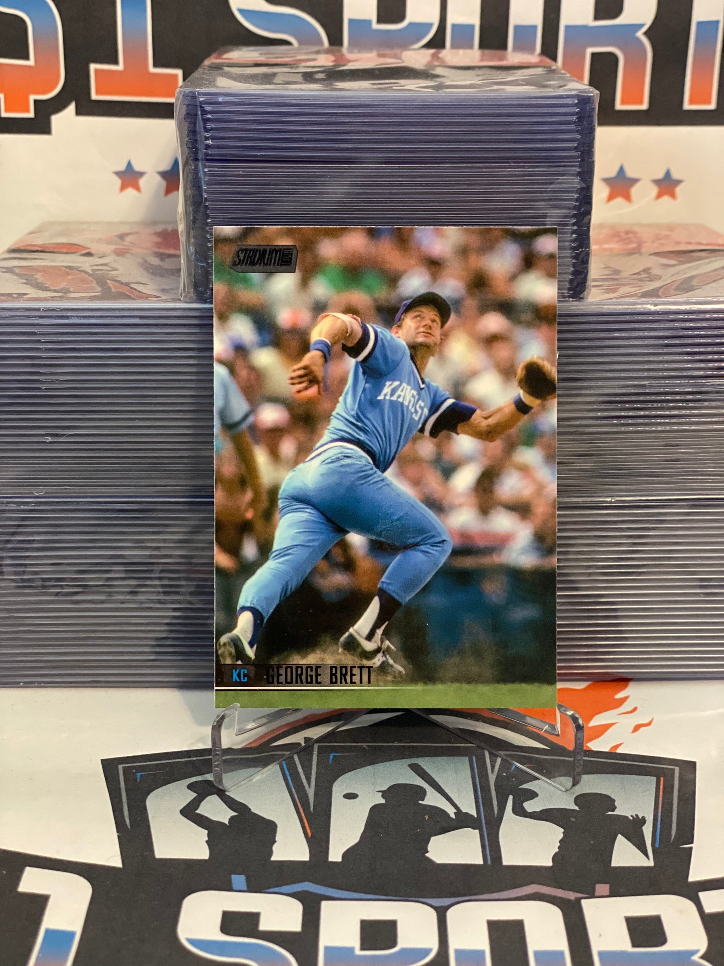 2021 Topps Stadium Club (Black Foil) George Brett #123