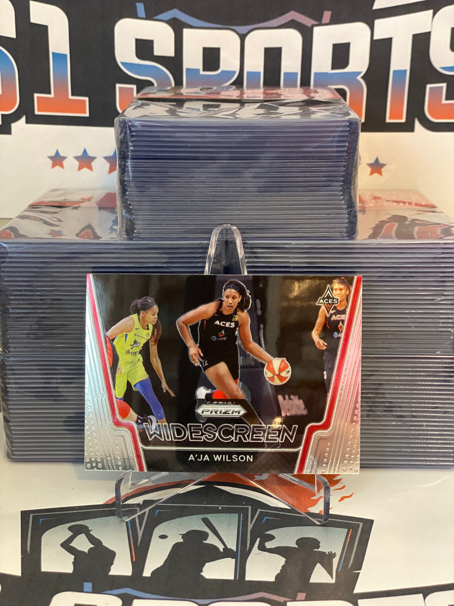 2021 Panini Prizm (Widescreen) A'Ja Wilson #6