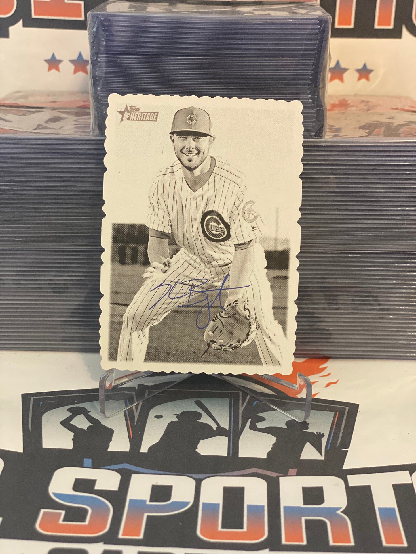 2018 Topps Heritage (1969 Topps Deckle Edge) Kris Bryant #18
