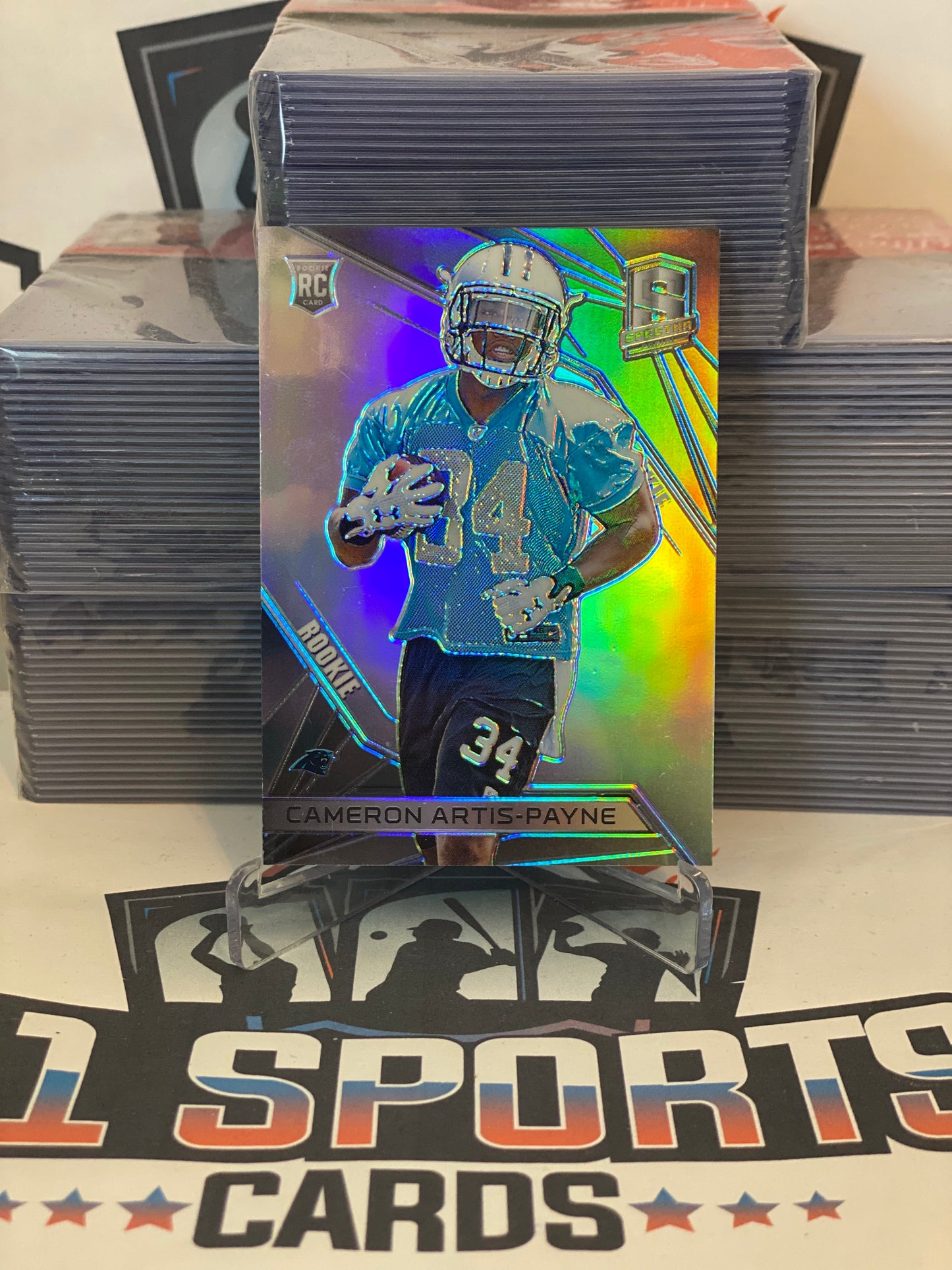 2015 Panini Spectra (Silver Prizm 89/99) Cameron Artis-Payne Rookie #159
