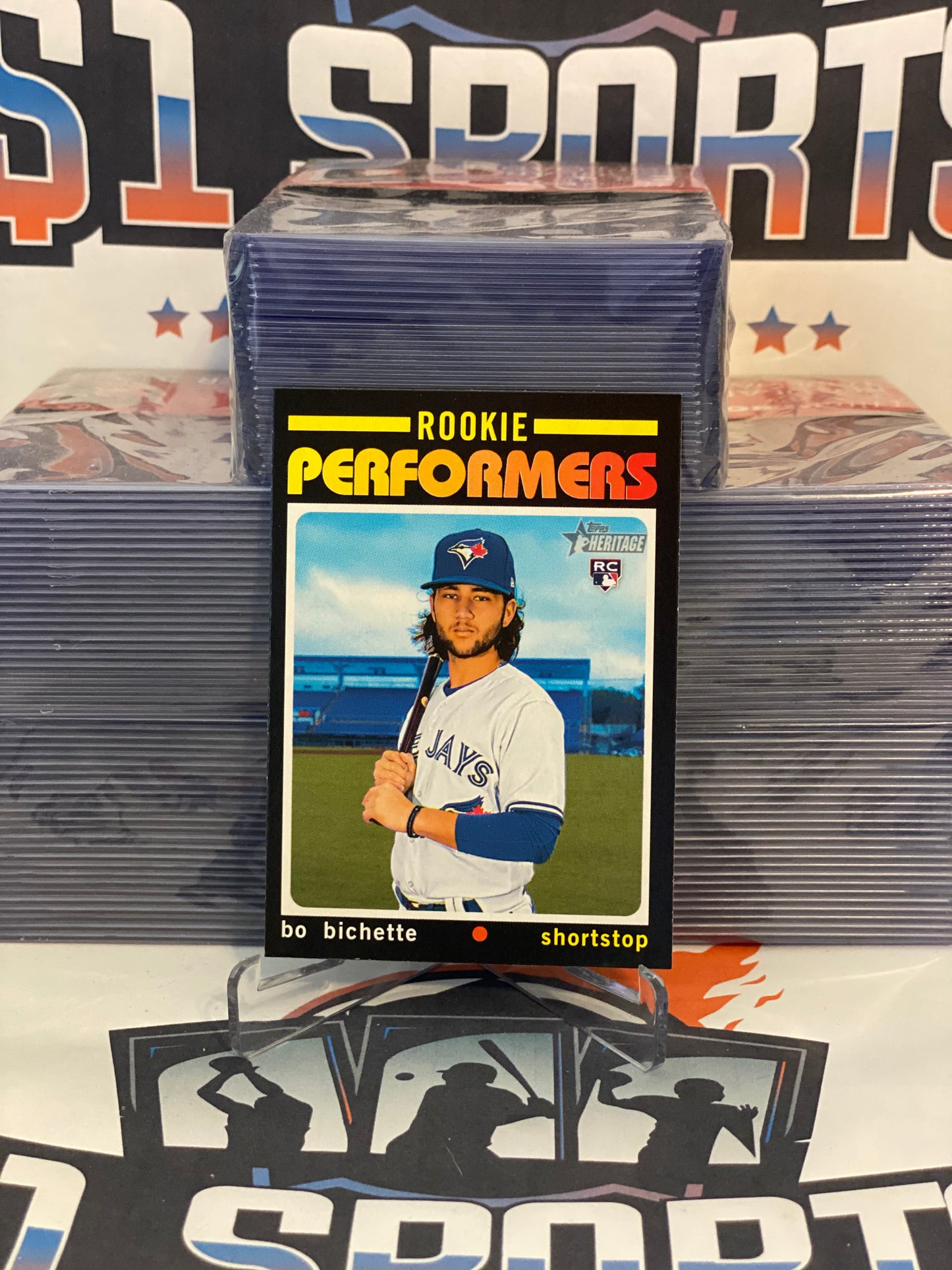 2020 Topps Heritage (Rookie Performers) Bo Bichette #RP-2
