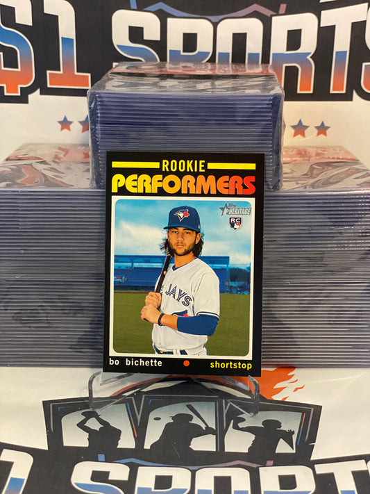 2020 Topps Heritage (Rookie Performers) Bo Bichette #RP-2