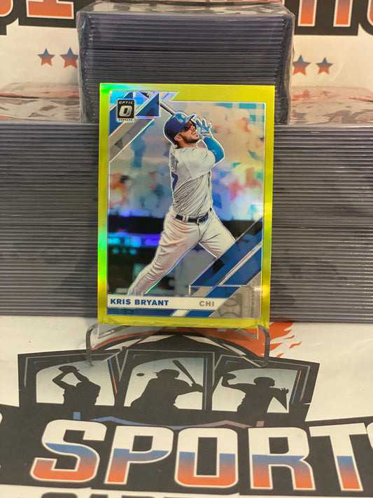 2019 Donruss Optic (Lime Green Prizm) Kris Bryant #109