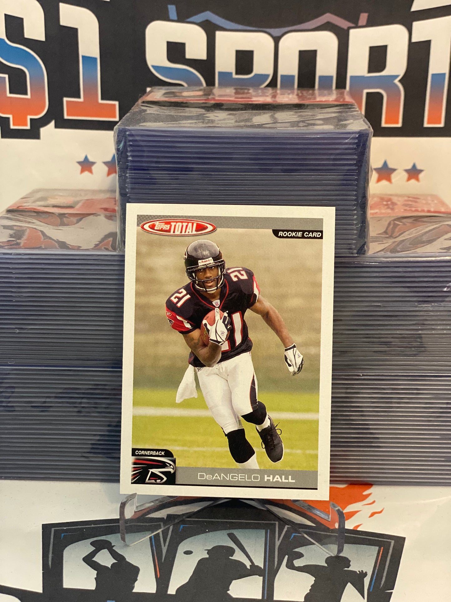 2004 Topps Total DeAngelo Hall Rookie #380