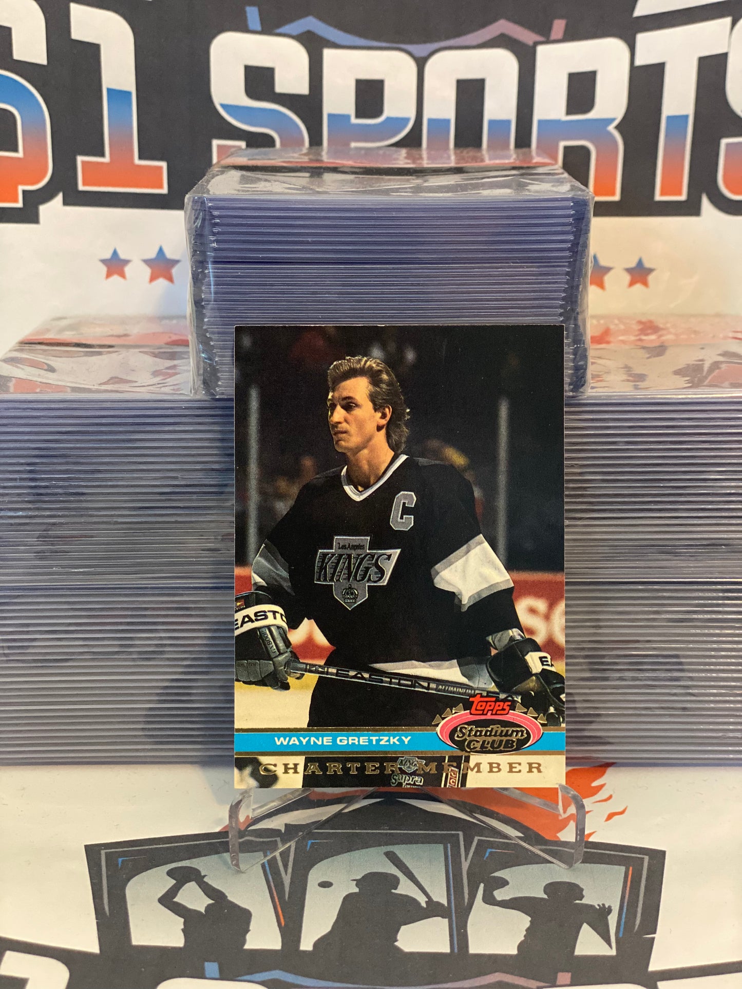 1991 Topps Stadium Club (Charter Member) Wayne Gretzky #47
