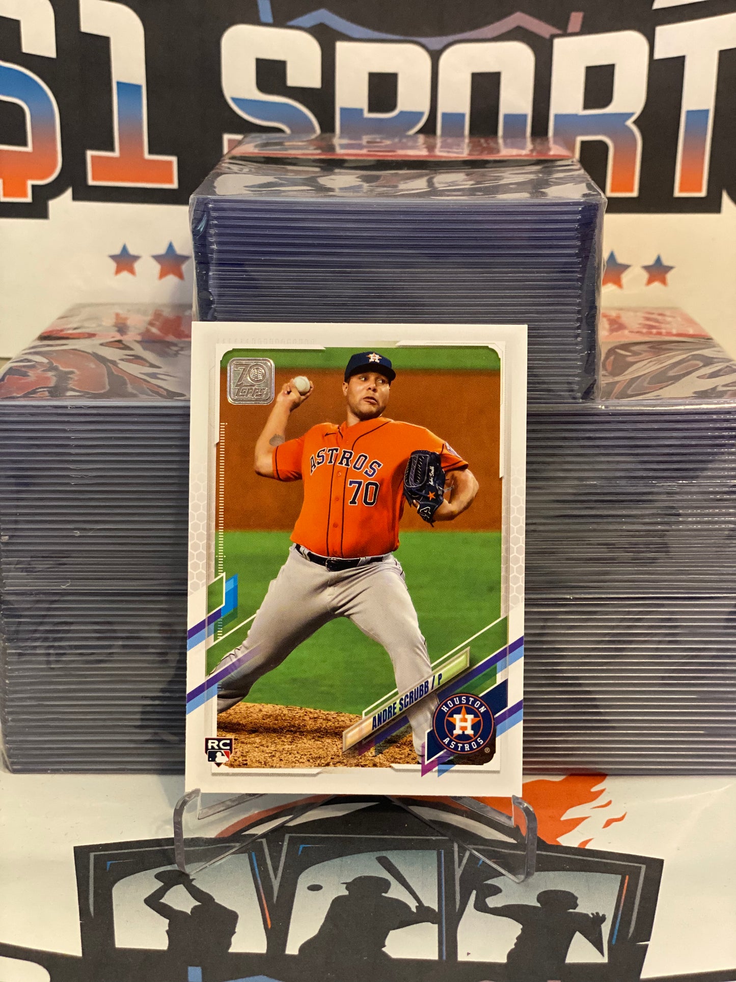 2021 Topps Andre Scrubb Rookie #384