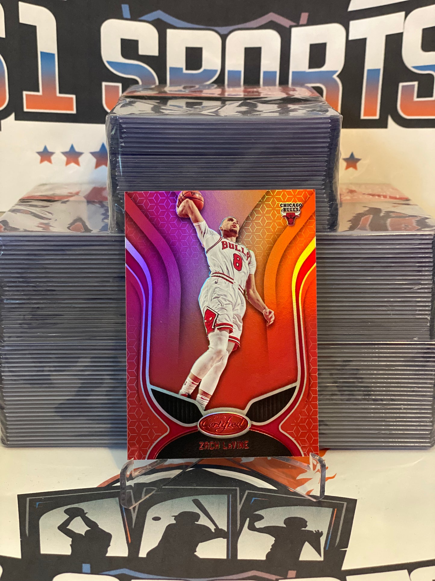 2019 Panini Certified (Red) Zach LaVine #39