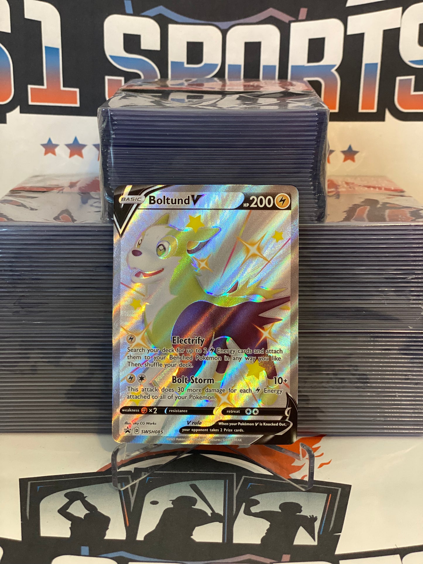 Pokémon TCG: Sword & Shield Promo Boltund V #SWSH085