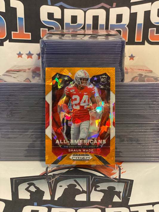 2021 Panini Prizm Draft Picks (Orange Ice Prizm, All-Americans) Shaun Wade Rookie #191