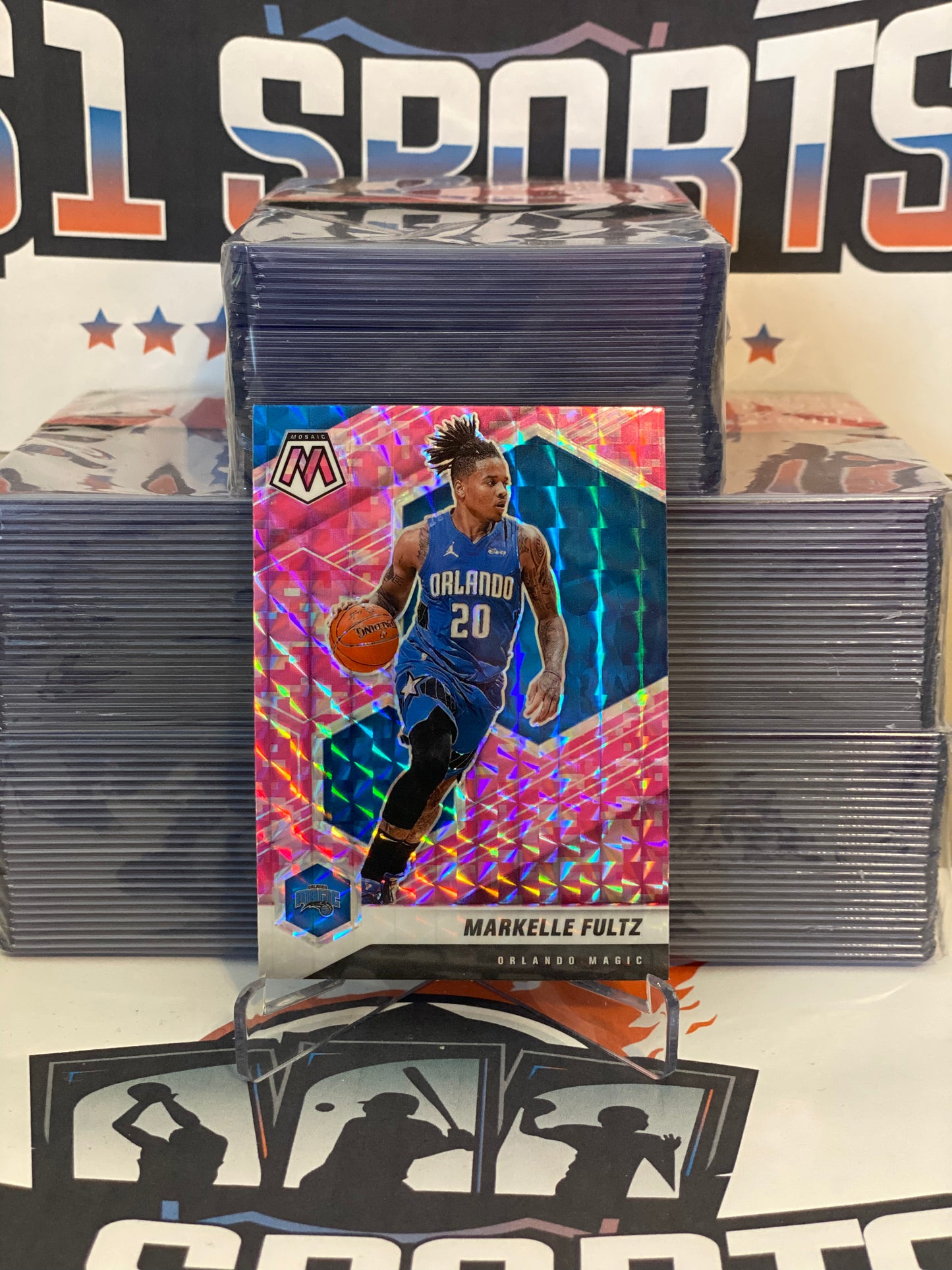 2020 Panini Mosaic (Pink Camo Prizm) Markelle Fultz #54