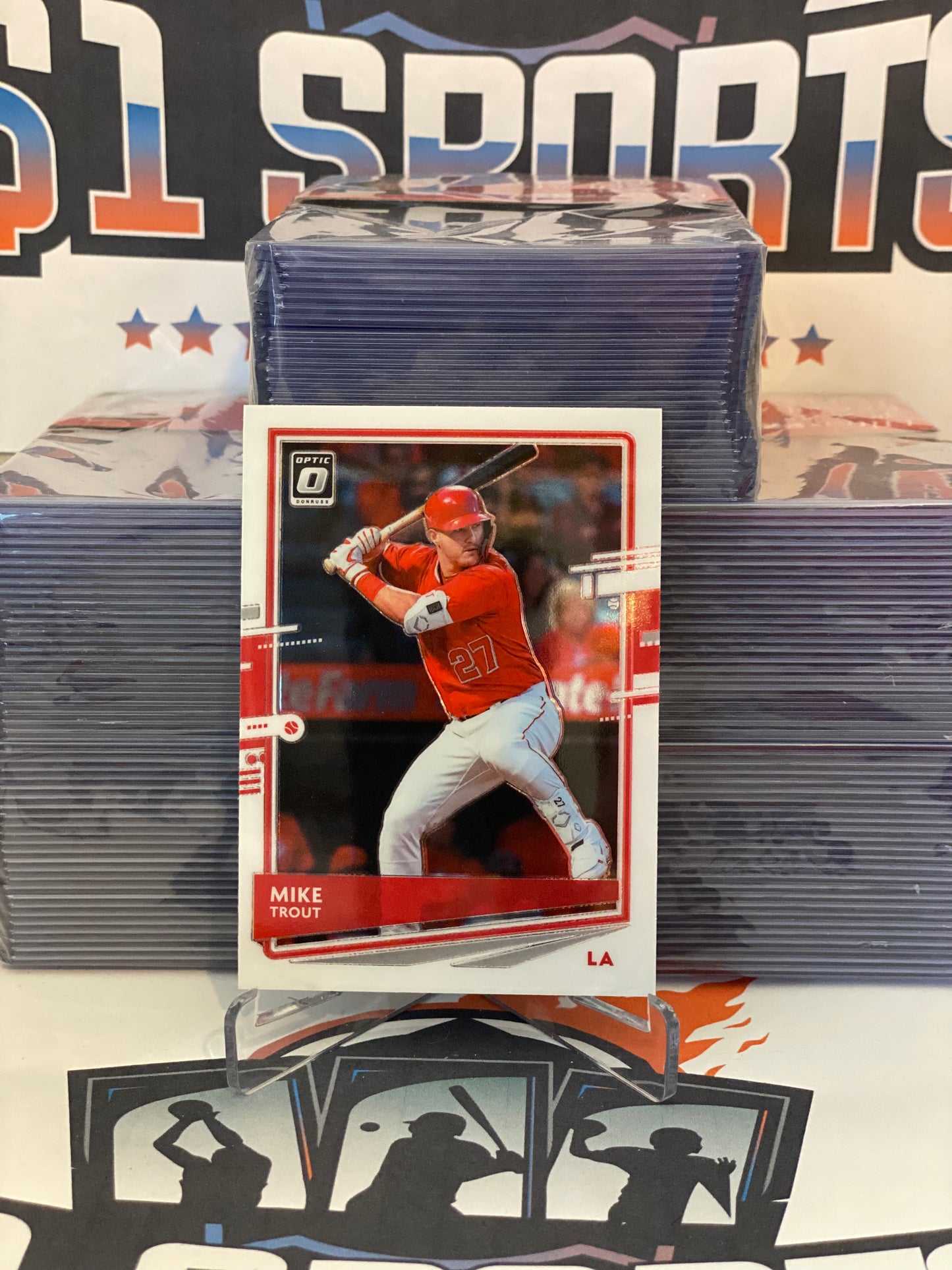 2020 Donruss Optic Mike Trout #142