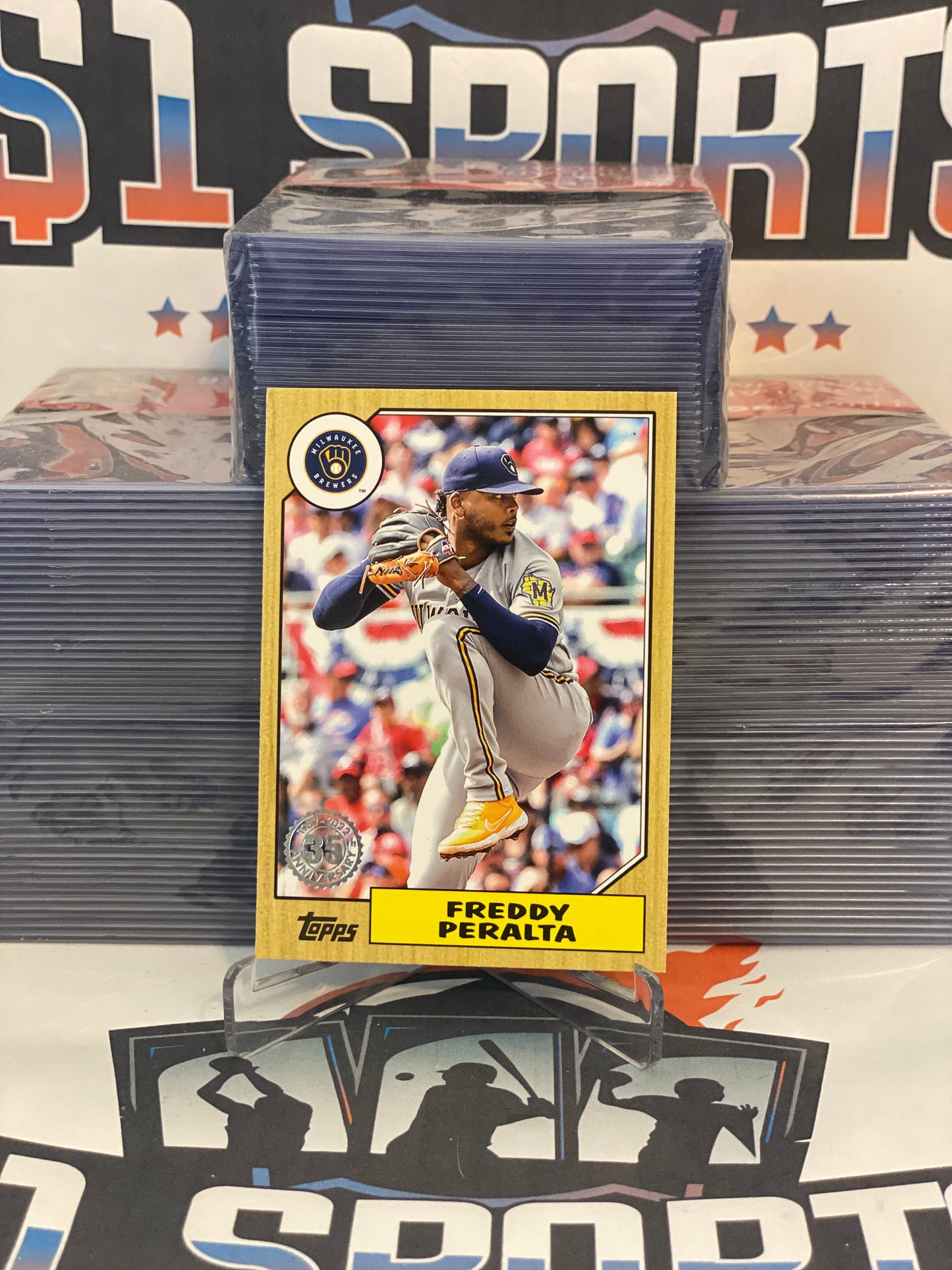 2022 Topps (1987 Redux) Freddy Peralta #87TB-40
