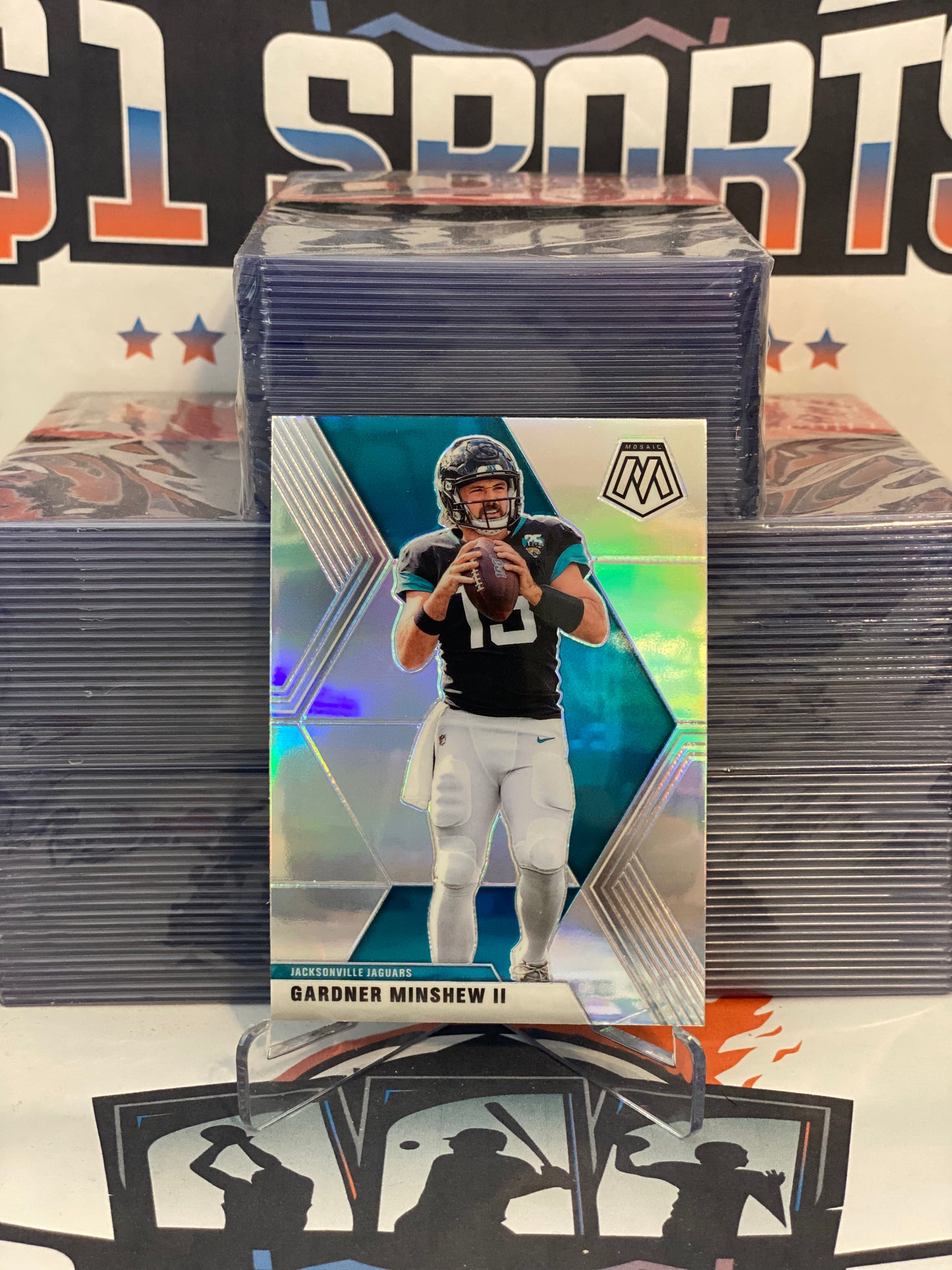 2020 Panini Mosaic (Silver Prizm) Gardner Minshew II #97