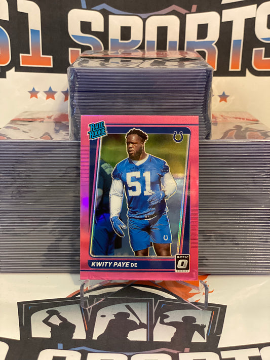 2021 Donruss Optic (Pink Prizm, Preview, Rated Rookie) Kwity Paye #P-338