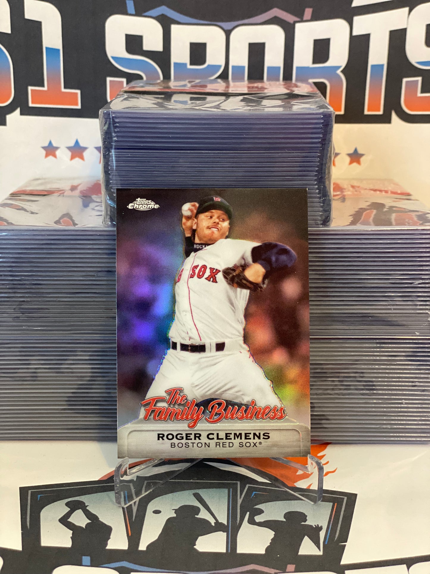2019 Topps Chrome (The Family Business) Roger Clemens #FBC-6