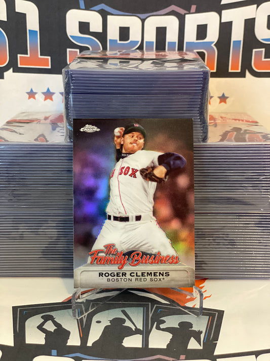 2019 Topps Chrome (The Family Business) Roger Clemens #FBC-6