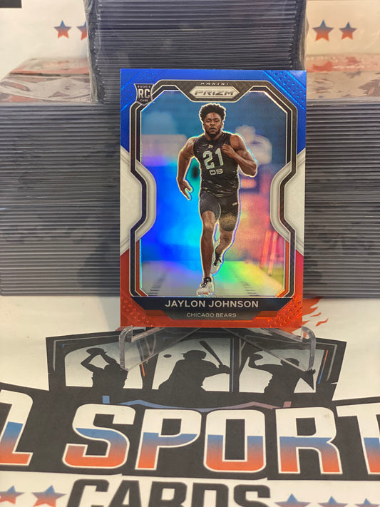 2020 Panini Prizm (Red White Blue Prizm) Jaylon Johnson Rookie #306
