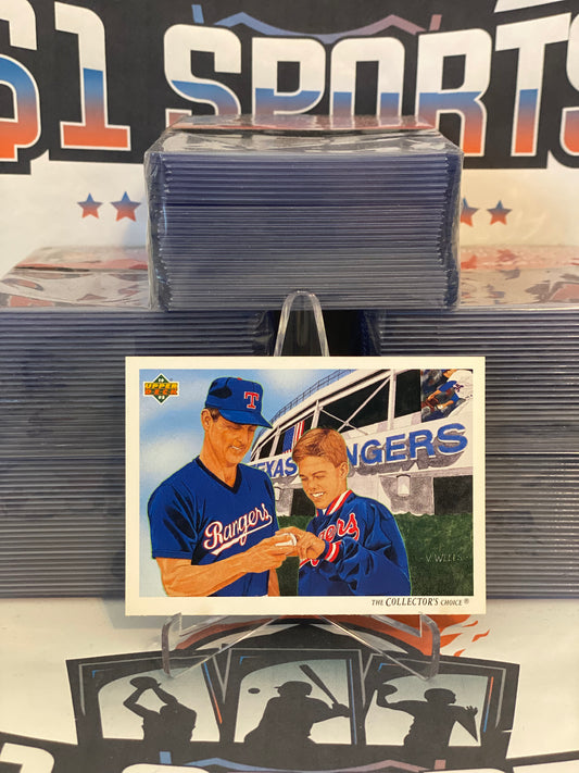 1992 Upper Deck (Rangers Checklist) Nolan Ryan #92