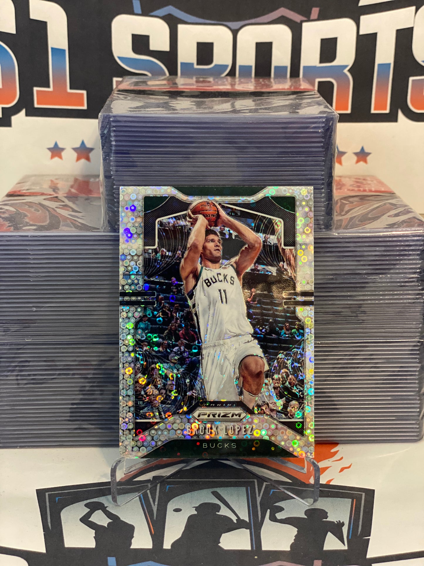 2019 Panini Prizm (Fast Break Prizm) Brook Lopez #234
