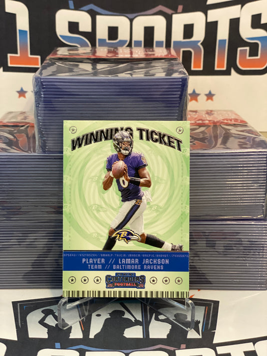 2020 Panini Contenders (Winning Ticket) Lamar Jackson #WT4