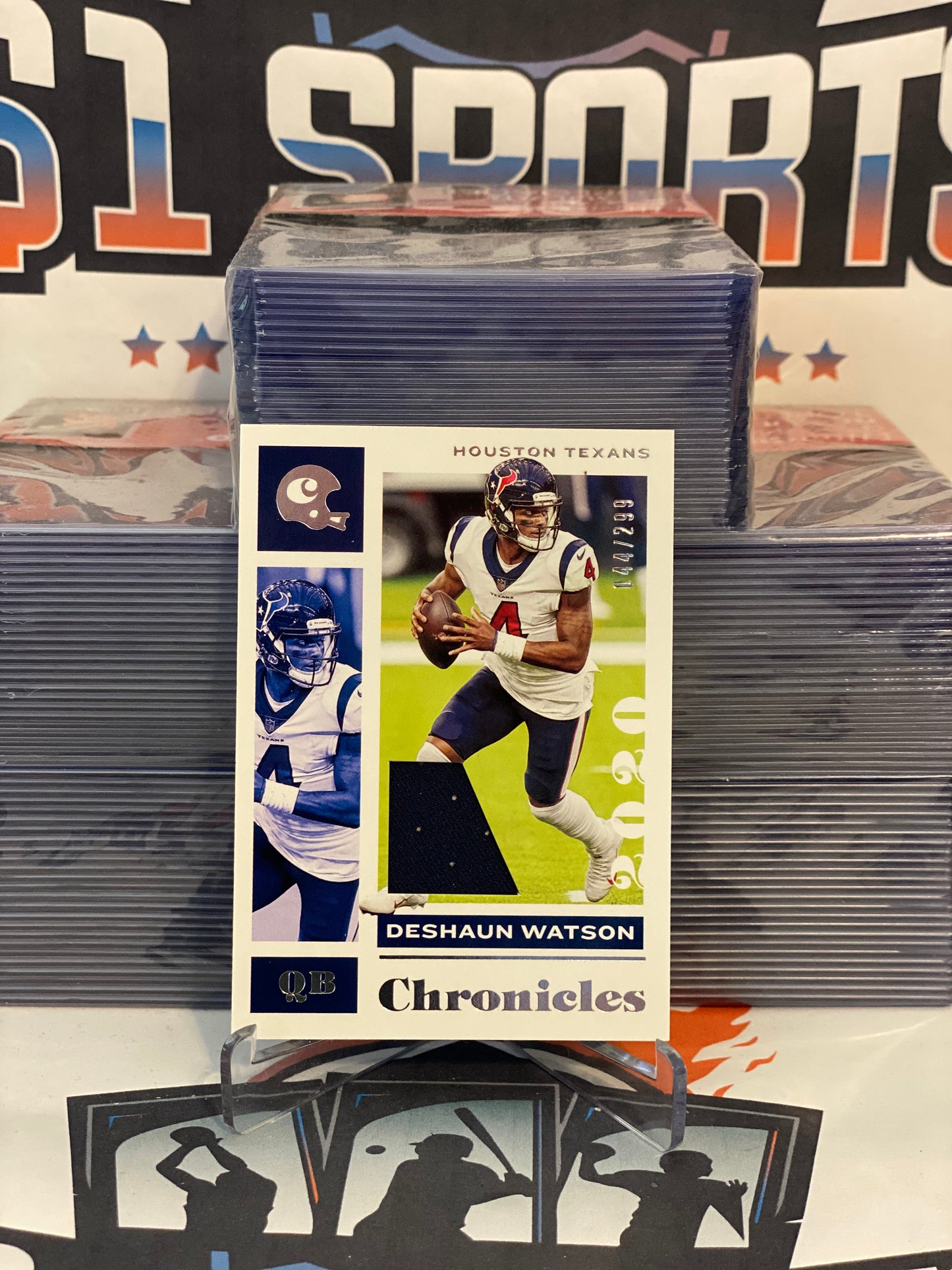 2020 Panini Chronicles (Jersey Relic 044/299) Deshaun Watson #39